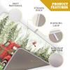Christmas Red Truck Dish Mat for Kitchen Counter 18x24in, Winter Holiday Xmas Tree Snowman Farmhouse Absorbent Dishes Drainer Drying Mats Fast Dry Washable Microfiber Draining Pad view 4
