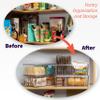 ClearSpace Pantry Organization and Storage Bins with Removable Dividers & Lids  Perfect Pantry Organizers or Kitchen Organization  Refrigerator Organizer Bins, Cabinet Organizers, 2 Pack view 2