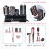 Affogato Hair Dryer Holder Compatible with Shark FlexStyle, Wall Mount Organizer for Shark Flex Style HD430/HD435/HD440BK/HD433CP Attachments, Storage Rack for Curlers Brushes Diffuser Accessories view 2
