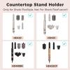 Affogato Hair Dryer Holder Compatible with Shark FlexStyle, Wall Mount Organizer for Shark Flex Style HD430/HD435/HD440BK/HD433CP Attachments, Storage Rack for Curlers Brushes Diffuser Accessories view 3