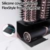 Affogato Hair Dryer Holder Compatible with Shark FlexStyle, Wall Mount Organizer for Shark Flex Style HD430/HD435/HD440BK/HD433CP Attachments, Storage Rack for Curlers Brushes Diffuser Accessories view 4