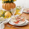 12 Pcs Thanksgiving Pumpkin Wooden Plate Decor Grateful Wood Cutouts Fall Autumn Thankful Blessed Favour Gather Party Place Card Table Settings Signs for Farmhouse Dining Table Holiday Harvest view 2