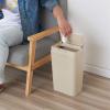 CLoxks Rubbish Bin 12 L with Side Opening, Simple Household, Living Room, Bedroom, Kitchen, Bathroom, Toilet, Wheelie Bins, Large, with Lid Pedal Bin view 4