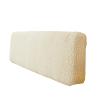 OQHAIR Bed Headboard Slipcover Jacquard Relief Dustproof Headboard Cover All Inclusive Anti Slip Protector for Upholstered Headboard -beige-150cm(59inch) view 1