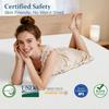 Airensky 2 Inch Memory Foam Mattress Topper, Cooling Gel Infused High Density Twin (39"x75") Topper with Removable Skin-Friendly Cover, Bed Topper for Pressure Relief Back Pain, CertiPUR-US Certifie view 2