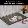 Edwiinsa Thanksgiving Autumn Plush Rug Non Slip Bath Mat, Soft Shaggy Long Fur Fuzzy Bath Rugs 20" x 31.5" Fall Pumpkins European Luxury Flower Leaves Carpet Mat for Bathroom Shower Home view 2