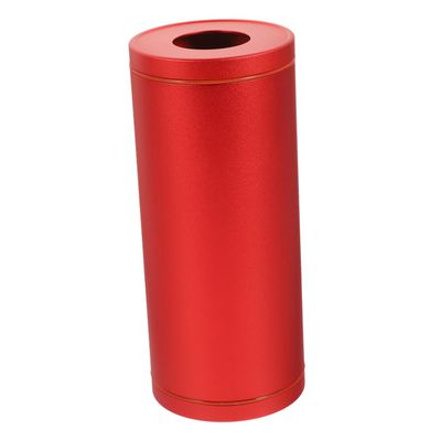 Ipetboom Cylinder Car Tissue Cover Tissue Box Holder for Car Metal Box Paper Towel Storage