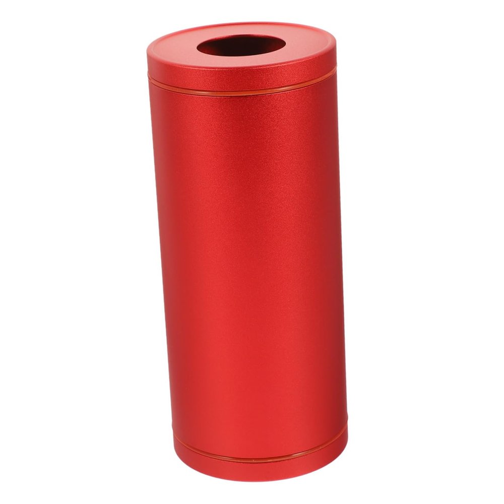 Ipetboom Cylinder Car Tissue Cover Tissue Box Holder for Car Metal Box Paper Towel Storage