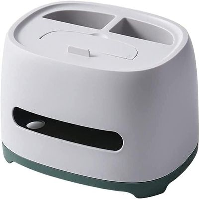 YOGAES Tissue Box Holder,Tissue Box Household Product Tissue Box Light Luxurys Home Room Creative Cute Simple Multi Function Remote Control Storage Box