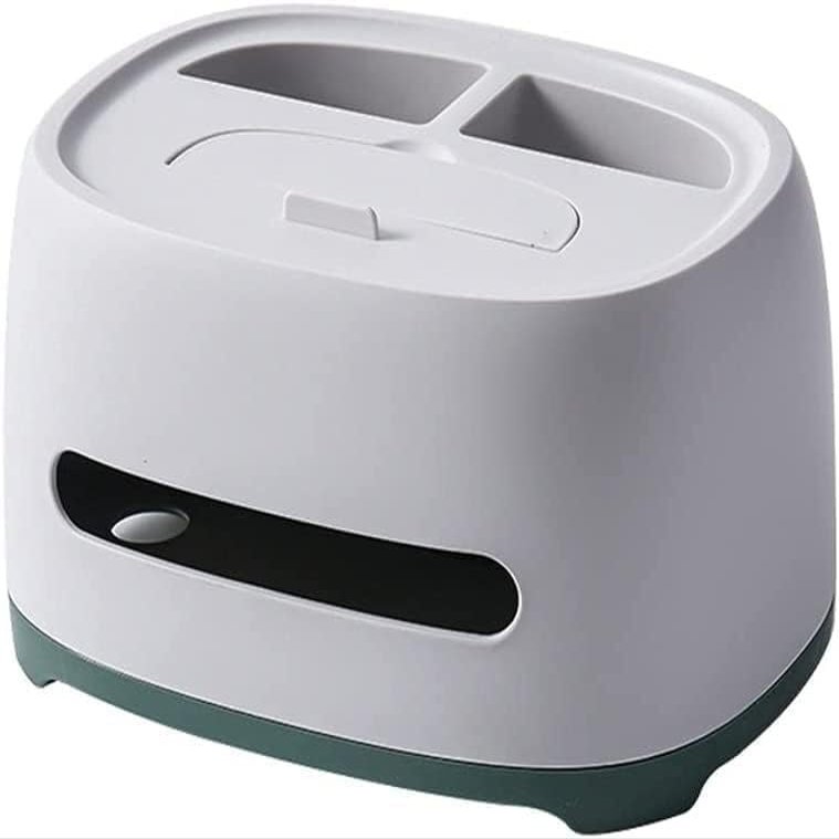 YOGAES Tissue Box Holder,Tissue Box Household Product Tissue Box Light Luxurys Home Room Creative Cute Simple Multi Function Remote Control Storage Box