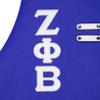 BBGreek Zeta Phi Beta Sorority Paraphernalia - Official Vendor - Canvas and Vegan Leather Apron - Apron with Pockets view 2