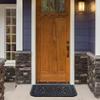 ACHIM Wrought Iron Rubber Door Mat, Tuscany - 18 Inch Length, 30 Inch Width - Durable, Easy to Clean & Decorative Outdoor Welcome Mats - Heavy Duty for All Weather - Doormat Traps Dirt, Debris, & Mud view 1