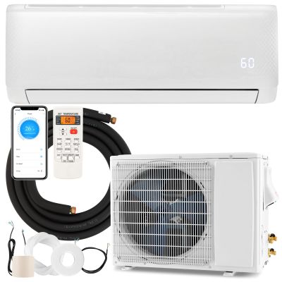 ARLIME Mini Split AC/Heating System, 24000 BTU 21 SEER2 Energy Saving Split Air Conditioner w/ 1.5 Ton Heat Pump & Installation Kit, Washable Filter, Ductless AC Unit Cools Up to 1500 Sq.ft, 230V