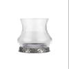 A E Williams Scottish Thistle Flower Whisky Tasting Glass Set with Pewter Base | Heavy Bottom Design | Large Dram Glasses for Perfect Party Gift view 1