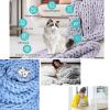 MBROS Bed Throws,Knitted Weighted Blanket,Chunky Knit Blanket,Yarn Filling-Hand Woven Knotted Blankets for Bed Sofa Chair, Chunky Yarn Blanket for Home Decor view 4