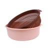 XTEES Kitchen Utensils Double-Layer Plastic Drainage Basket Thickened Large Plastic Storage Vegetable Drainage Basket Products view 1