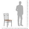 BUKSCYJS Dining Chairs,Dining Room Stools, Counter Seating Suitable for Daily Meals Or Special Events Such As Meetings, Weddings and Celebrations. 2 Pcs Brown MDF view 2