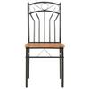 BUKSCYJS Dining Chairs,Dining Room Stools, Counter Seating Suitable for Daily Meals Or Special Events Such As Meetings, Weddings and Celebrations. 2 Pcs Brown MDF view 3