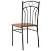 BUKSCYJS Dining Chairs,Dining Room Stools, Counter Seating Suitable for Daily Meals Or Special Events Such As Meetings, Weddings and Celebrations. 2 Pcs Brown MDF view 4