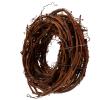 Natural Grapevine Twig Garland Wreath Christmas Crafts Hanging Pendant Wedding Party Home Decor view 3