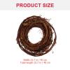 Natural Grapevine Twig Garland Wreath Christmas Crafts Hanging Pendant Wedding Party Home Decor view 4