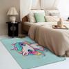 4x6 Rug, Unicorn Rugs for Living Room Bedroom, Cute Girls Area Rug & Bedroom Decor, Washable Non Slip Soft Low Pile Indoor Carpet, Home Decorative Patterned Floor Rug view 3