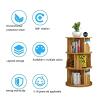 Flexible Bookcases 360 Rotating Bookshelf Wooden Standing Bookcase Space Saving Bookshelves for Home Living Room Book Rack Perfect Furniture view 4
