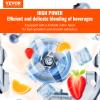 VEVOR Professional Blender, Commercial Countertop Blenders, 68 oz Jar Blender Combo, Stainless Steel 3 Functions, for Frozen Drinks, Shakes, Smoothies, Peree, and Crush Ice, Black view 2