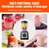 VEVOR Professional Blender, Commercial Countertop Blenders, 68 oz Jar Blender Combo, Stainless Steel 3 Functions, for Frozen Drinks, Shakes, Smoothies, Peree, and Crush Ice, Black view 3