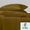 Cottingon 4 Pcs RV King Sheets 72 x 80, 100% Microfiber Soft RV Bedding for Campers Fits Up to 15" Mattress, Taupe view 4