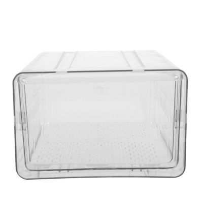 Angoily Refrigerator Storage Bin Plastic Organizer Box with Drawer