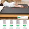 Gel Memory Foam Mattress Topper,Cooling Mattress Pad Topper,Gel Infused Bed Topper with Removable Washable Cover,Memory Foam Mattress Cover,Breathable Futon Topper Pad,White 5cm,150x190cm view 3