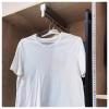 GONCBKVN Stainless Steel Pull Out Clothes Hanger Rail 30cm-80cm, Retractable Closet Clothes Rail, Adjustable Wardrobe Clothing Rail, Closet Organizer Rack (Color : White, Size : 55cm/21.6in) view 1