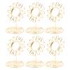 Table Number Stands, Gold Table Number Holders, 20pcs Wire Table Picture Photo Holder, Gold Plated Surface Reusable Table Card Holder for Wedding Anniversary Party(Gold) view 1