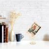 Table Number Stands, Gold Table Number Holders, 20pcs Wire Table Picture Photo Holder, Gold Plated Surface Reusable Table Card Holder for Wedding Anniversary Party(Gold) view 3