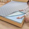 Gel Memory Foam Mattress Topper,Cooling Mattress Pad Topper,Gel Infused Bed Topper with Removable Washable Cover,Memory Foam Mattress Cover,Breathable Futon Topper Pad,Gray 3cm,100x200cm view 1
