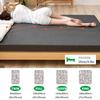 Gel Memory Foam Mattress Topper,Cooling Mattress Pad Topper,Gel Infused Bed Topper with Removable Washable Cover,Memory Foam Mattress Cover,Breathable Futon Topper Pad,White 10cm,100x200cm view 3