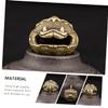 2pcs Party Favors Bronze Necklace Pendant Longevity Car Decor Feng Shui Keychain Chinese Pendant Auspicious Fortune Christmas Decor Brass Key Chain Charm view 4