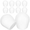 10pcs White Foam Cupcake Model Foam Cake Model Fake Cake Expanded Foam Cake Decoration, Practice & Display for Wedding Display Window Decorating Competition view 1