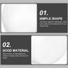 10pcs White Foam Cupcake Model Foam Cake Model Fake Cake Expanded Foam Cake Decoration, Practice & Display for Wedding Display Window Decorating Competition view 3