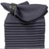 Bedding Craft Cotton Cloth Dinner Napkins Set of 12  18x18 Steel Grey with Hemstitched Mitered Corners  Machine Washable Reusable Napkins for Thanksgiving & Christmas view 1