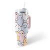 MightySkins Skin Compatible with Stanley The Quencher H2.0 FlowState 40 Oz Tumbler - Puppy Fall | Protective, Durable, and Unique Vinyl Decal wrap Cover | Easy to Apply, Remove, and Change Styles view 1