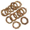 4 Inch Grapevine Twig Wreaths by Factory Direct Craft (36 Pieces) - Bulk Pack of 36 Natural Dried Vine Round Wreath Frames (4 inch Diameter) view 4