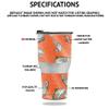 MightySkins Glossy Glitter Skin Compatible with Stanley The Quencher H2.0 FlowState 40 Oz Tumbler - Antique Marble | Protective, Durable High-Gloss Glitter Finish | Easy to Apply view 2