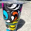 MightySkins Glossy Glitter Skin Compatible with Stanley The Quencher H2.0 FlowState 40 Oz Tumbler - Antique Marble | Protective, Durable High-Gloss Glitter Finish | Easy to Apply view 3
