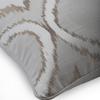 The HomeCentric Throw Pillow Case Decorative Pillow Covers Cushion Covers 14 x 14 Pillow Covers Silk Jacquard Damask Sofa Bed Pillows Beige Pillow Covers Pack of 2 14x14 inch (35x35 cm) - Frost Damask view 2