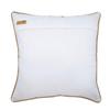 The HomeCentric Pillow Case Pillow Cover Ivory Gold Couch Cushion Cover 14 x 14 Velvet Pillow Cover Foil Printed for Bed Sofa Gold Pillow Cover Pack of 2 14x14 inch (35x35 cm) - Moroccan Lattice view 3