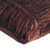 The HomeCentric Toss Pillow Covers Chocolate Brown Pack of 2 14x14 inch (35x35 cm) Gathered Fabric Decorative Pillow Covers Solid Color Throw Pillow Covers - Chocolate Brown Beauty view 2