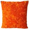 The HomeCentric Throw Pillow Cover with Zipper Orange Accent Pillows Abstract Ribbon Pillow Cover Throw Pillow Covers Pack of 2 18x18 inch (45x45 cm) Square Silk Halloween Decorations - Orange Peel view 1