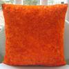 The HomeCentric Throw Pillow Cover with Zipper Orange Accent Pillows Abstract Ribbon Pillow Cover Throw Pillow Covers Pack of 2 18x18 inch (45x45 cm) Square Silk Halloween Decorations - Orange Peel view 4